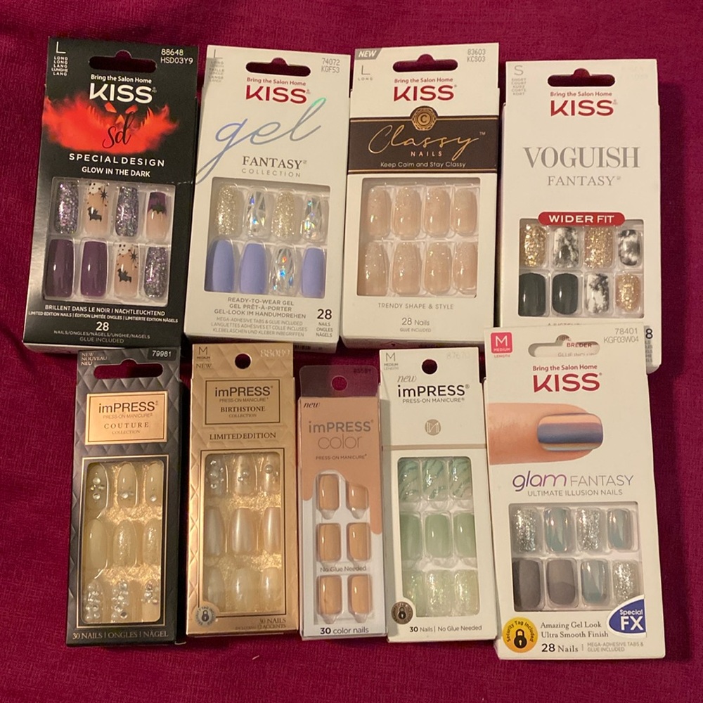 Kiss Nail Bundle - 9 Pairs